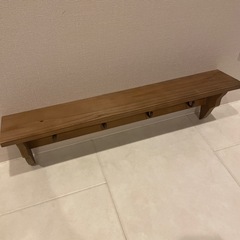 木製壁掛けフックの画像