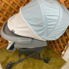 【愛品館 江戸川店】コンビ ホワイトレーベル ネムリラ AUTO SWING BEDi Long スリープシェル EG 電動ハイローチェア ID:110-025735-007の画像