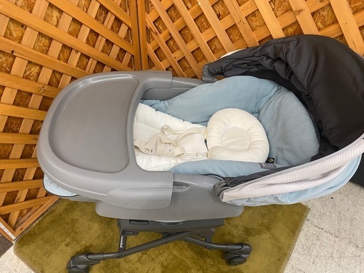 【愛品館 江戸川店】コンビ ホワイトレーベル ネムリラ AUTO SWING BEDi Long スリープシェル EG 電動ハイローチェア ID:110-025735-007