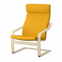 【お値下げ承ります
】IKEA 1人がけチェア(ポエング)の画像