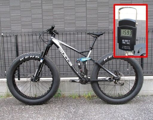 【軽量】ファットバイク フルサス 「ブルズ モンスター FS」MTB マウンテンバイク