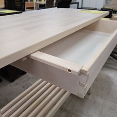 J1599【リユースのサカイ柏店】IKEA　イケア　サイドテーブル　NORRAKER　ノッルオーケル　バーチ無垢　クリーニング済　参考価格51,736円の画像