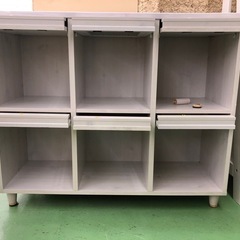 【ドリーム川西店御来店限定】☆ジモティー見たよ♪割引☆  組立式デザインラック　ハゲあり  クリーニング済み 【99560000000408】の画像