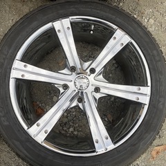 ランドクルーザー100200ランクル用22インチアルミホイール4本の画像