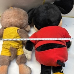 ミッキーマウス　他 ぬいぐるみ2体の画像