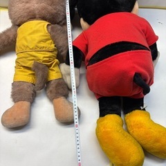 ミッキーマウス　他 ぬいぐるみ2体の画像