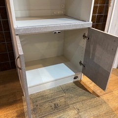 レンジ台 食器 調理器具 レンジ 炊飯器 収納 便利家具の画像