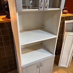 レンジ台 食器 調理器具 レンジ 炊飯器 収納 便利家具の画像