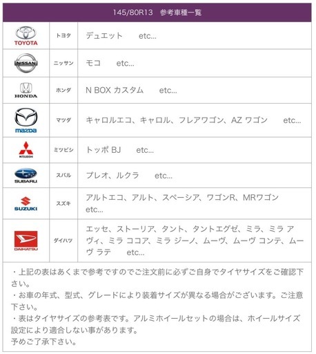 【期間限定…
値下げしました?】ホイール付きスタッドレスタイヤ145/80R13