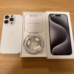 iPhone 15pro 
256GBの画像