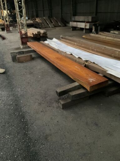 中古　カウンター　地松　ロング　国産
