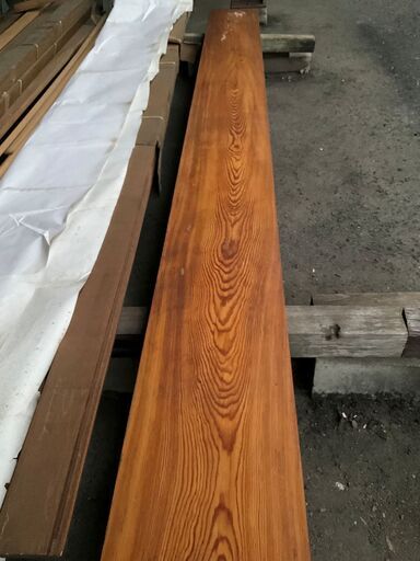 中古　カウンター　地松　ロング　国産