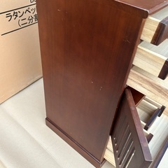 水屋箪笥 茶箪笥 食器棚 小物棚 アンティーク 木製棚の画像