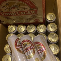 キリン ラガービール 500ml24本！外装箱破れ凹みあり！格安で！の画像