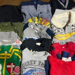 100前後のお洋服　長袖多数の画像