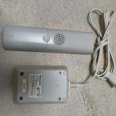 ジャンク KX-PW821-S パナソニック 電話機 Panasonic ファックス  おたっくす 子機付き FAX シルバーの画像