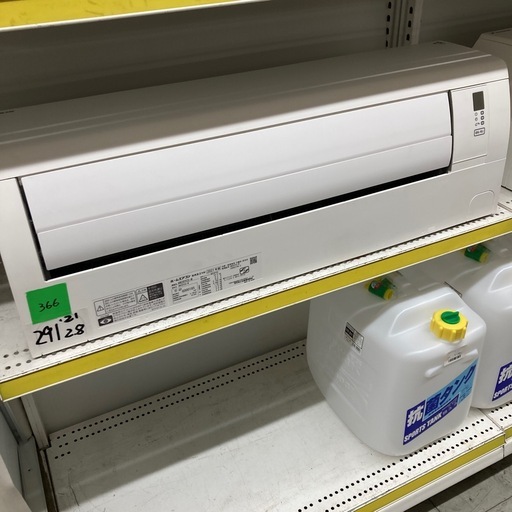 ダイキン　2.8kwルームエアコン　2021年製　AN28YCS