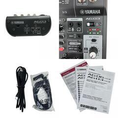 186000 現状品 YAMAHA ヤマハ オーディオインターフェース AG03 MK2 [251002HM130006]の画像
