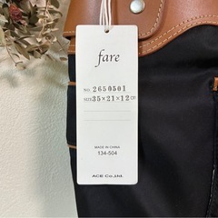 ACE FARE ショルダーバッグ　新品の画像