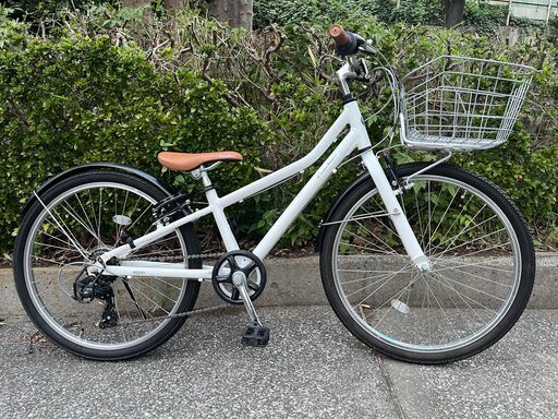 【中古自転車】コーダーブルーム asson J24 ホワイト　ジュニア自転車
