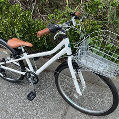 【中古自転車】コーダーブルーム asson J24 ホワイト　ジュニア自転車の画像