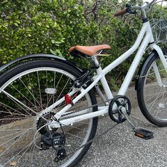 【中古自転車】コーダーブルーム asson J24 ホワイト　ジュニア自転車の画像