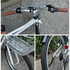 【中古自転車】コーダーブルーム asson J24 ホワイト　ジュニア自転車の画像