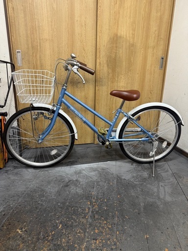 中古車　子供用　silverring　22インチ　LEDダイナモライト　美品 中古車女の子用ChanStar22インチLEDダイナモライト美品