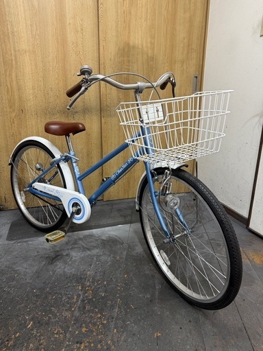 中古車　子供用　silverring　22インチ　LEDダイナモライト　美品 中古車女の子用ChanStar22インチLEDダイナモライト美品