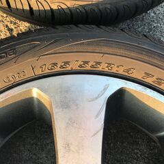 ワゴンR MH22S後期  165/55R14  2022年20週 ８分山 ４本セットの画像