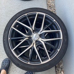195/45R17 アルミホイール付きタイヤ4本セットの画像