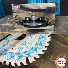 【久留米】【引き取り限定】【未使用品】makita マキタ HS474DRGX 充電式マルノコ 125mm 回転数:5,400min-1 バッテリー(18V/6.0Ah)×2・充電器・ケース付の画像