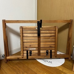 【決まりました】ニトリ　木製折りたたみローテーブルの画像