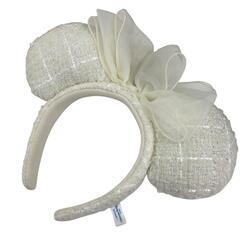 186000 Disney ディズニー ミニーカチューシャ　ニット　ツイード 3点まとめ売り [0000000002206]の画像