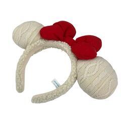 186000 Disney ディズニー ミニーカチューシャ　ニット　ツイード 3点まとめ売り [0000000002206]の画像