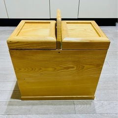 昭和レトロ　ソーイングボックス　裁縫箱　ツールボックスの画像