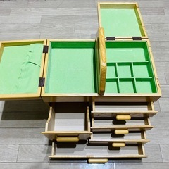 昭和レトロ　ソーイングボックス　裁縫箱　ツールボックスの画像