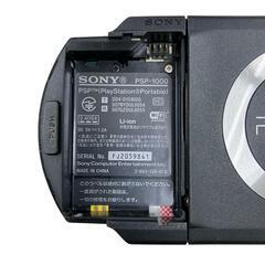 186000 現状品 SONY ソニー PlayStationPortable（PSP） PSP1000  ブラック [250902HM100324]の画像