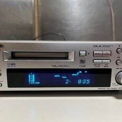 ONKYO ミニディスクレコーダー MD-105FX 取説付属 動作確認済 中古品 Mini Disc Recorder オンキョー ③の画像