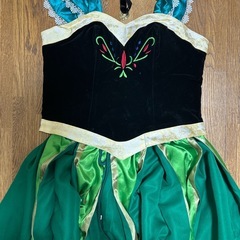 アナ雪コスプレ　Lサイズ&パニエセット　結婚式　余興衣装　誕生日　ディズニーの画像