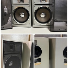 Technics システムコンポ LPジャケットサイズコンポ SL-5 / ST-5 / SU-5 / SH-E5 / RS-5 / SB-F5 システムラック•取説付属 動作品 ③の画像
