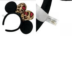 186000 Disney ディズニー ミニーカチューシャ　SnoSnow　レオパード 3点まとめ売り [0000000002212]の画像
