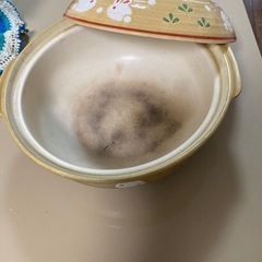 お話し中　　　土鍋の画像