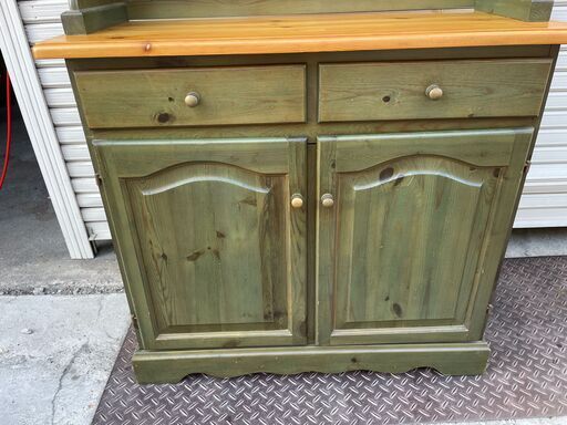 ★ 収納 棚 ウェルシュドレッサー オープンボード カップボード カントリー 風 ☆ 収納 棚 ウェルシュドレッサー オープンボード カップボード