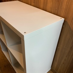 【美品】KALLAX カラックス　IKEA　ホワイト　家具　インテリア　収納家具の画像