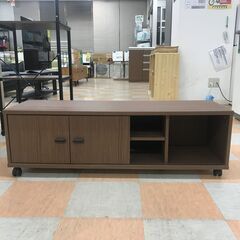 【ジャングルジャングル石川金沢店】テレビ台 茶 木目調 幅(W)108×奥行(D)34×高さ(H)34cm ※クリーニング済みの画像