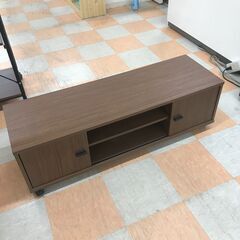 【ジャングルジャングル石川金沢店】テレビ台 茶 木目調 幅(W)108×奥行(D)34×高さ(H)34cm ※クリーニング済みの画像