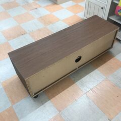 【ジャングルジャングル石川金沢店】テレビ台 茶 木目調 幅(W)108×奥行(D)34×高さ(H)34cm ※クリーニング済みの画像
