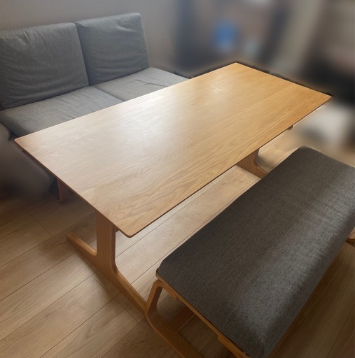 受け渡し予定者有り
【無印良品】ダイニングテーブルセット