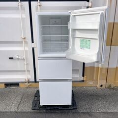 2020年製■ハイセンス 3ドア冷蔵庫 まん中野菜室 HR-D2801W Hisense 282L 冷凍冷蔵庫の画像